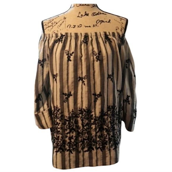NORDSTROM PLEIONE FLORAL TUNIC TOP M - Picture 1 of 6